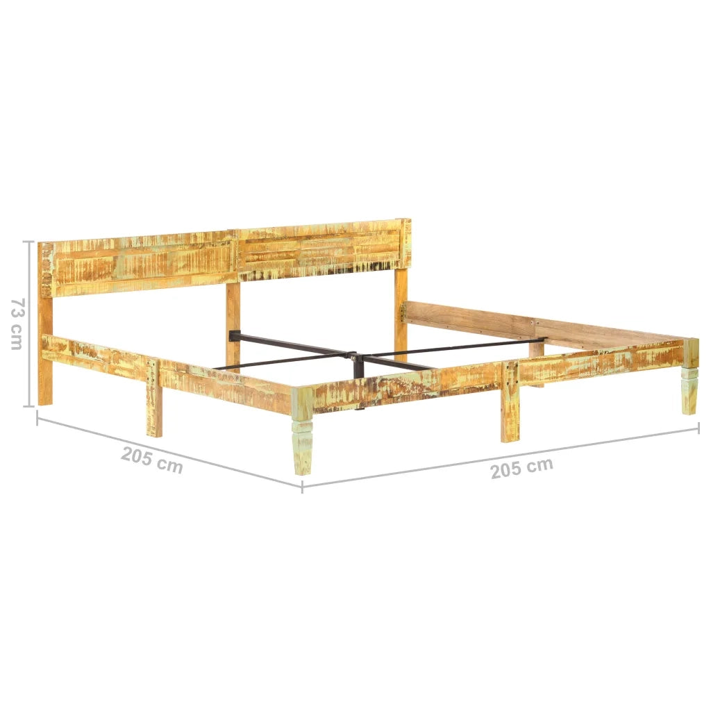 Giroletto in Legno Massello di Recupero 200x200 cm 288439
