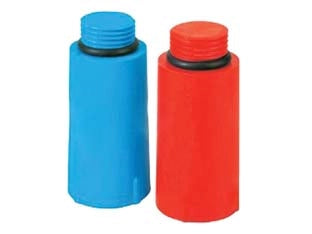 TAPPO PROVA IMPIANTI IN PEHD 1/2- - M 1/2 rosso - 50 pezzi