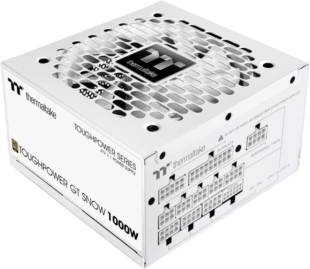 Toughpower GT 850W | ATX 3.1 | PCIe 5.1 12V-2x6-Anschluss | ultraleise Smart-Zero-Funktion | Low Profile Kabel | 80+ GOLD | Modular | Snow