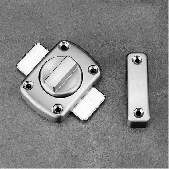 Deurslot Gesp - Schuifslot Haak - Deur Beveiligen - Zinklegering Materiaal - 1 Slot - Zilver