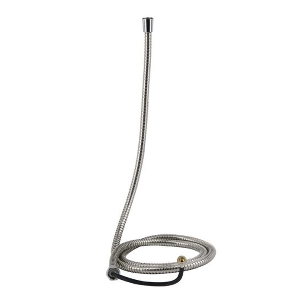 Trade Shop - Tubo Flessibile Doccia In Acciaio Con Sistema Sicurezza Antiscoppio 2 Mt Bagno 69224 -