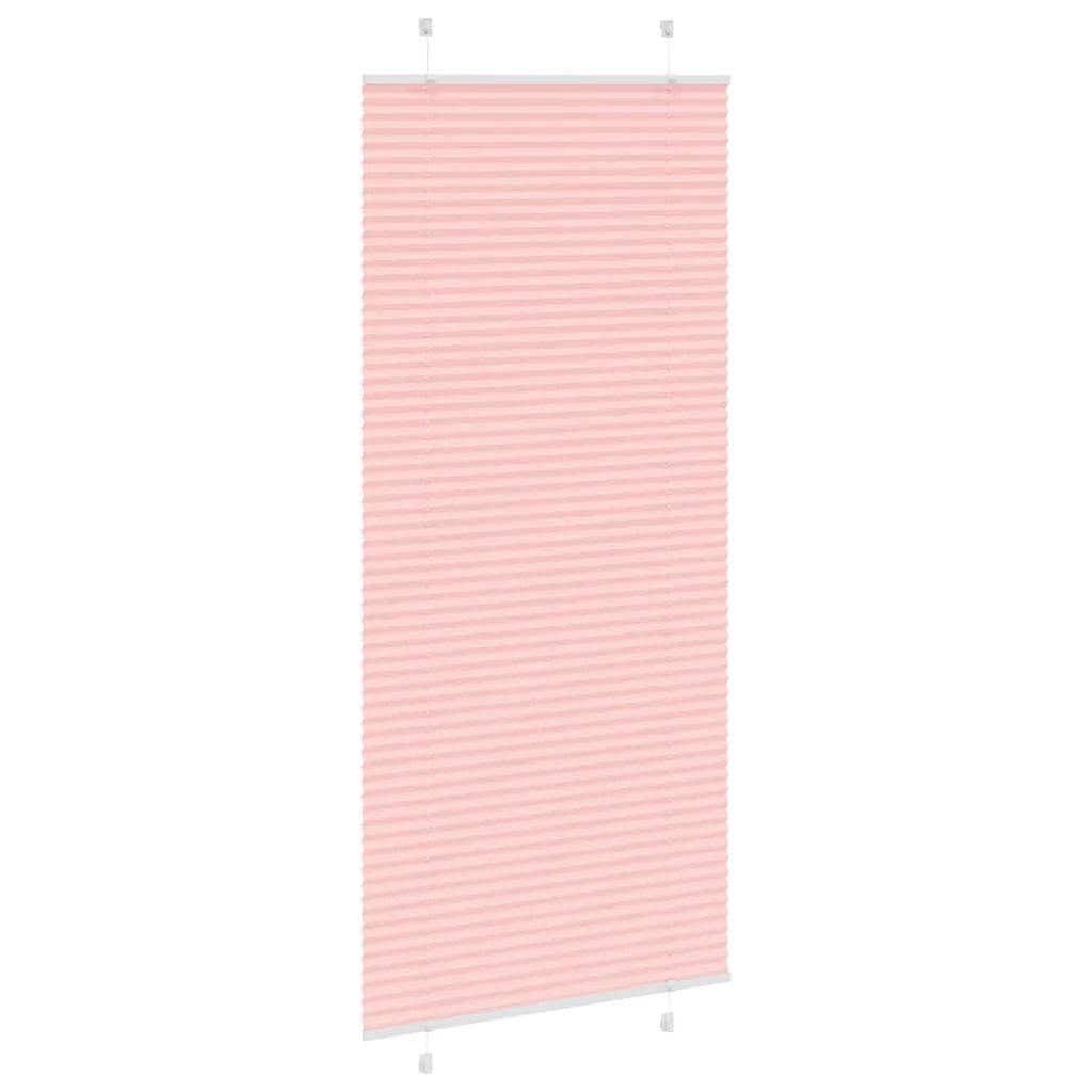 Tenda Plissettata Rosa 100x200 cm Larghezza Tessuto 99,4 cm 4015466