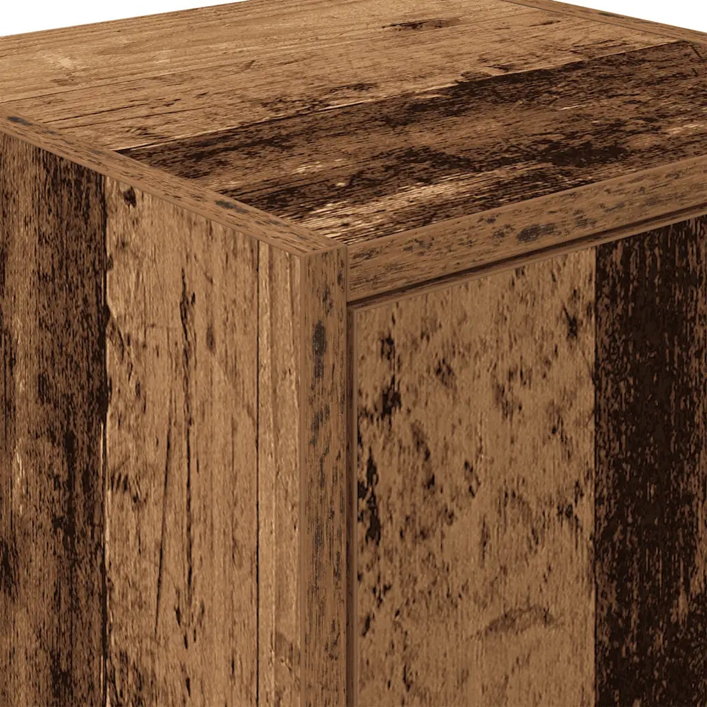 Pensili per Garage 2 pz Legno Antico in Legno Multistrato 860622