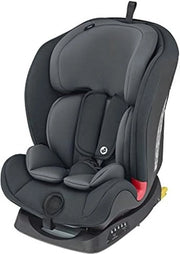 Seggiolino per Auto - Sedia per Bambini con Altezza Regolabile - Sedia Auto con Elevatore - Nero Grigio