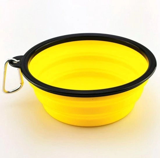 Borsa da viaggio per cani o gatti 1000ml | Borsa da bere opportuna | Borsa acqua | Borsa cibo | Opportuna | Silicone