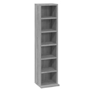 Mobile Porta CD Grigio Sonoma 21x20x88 cm in Legno Multistrato CFW5489171