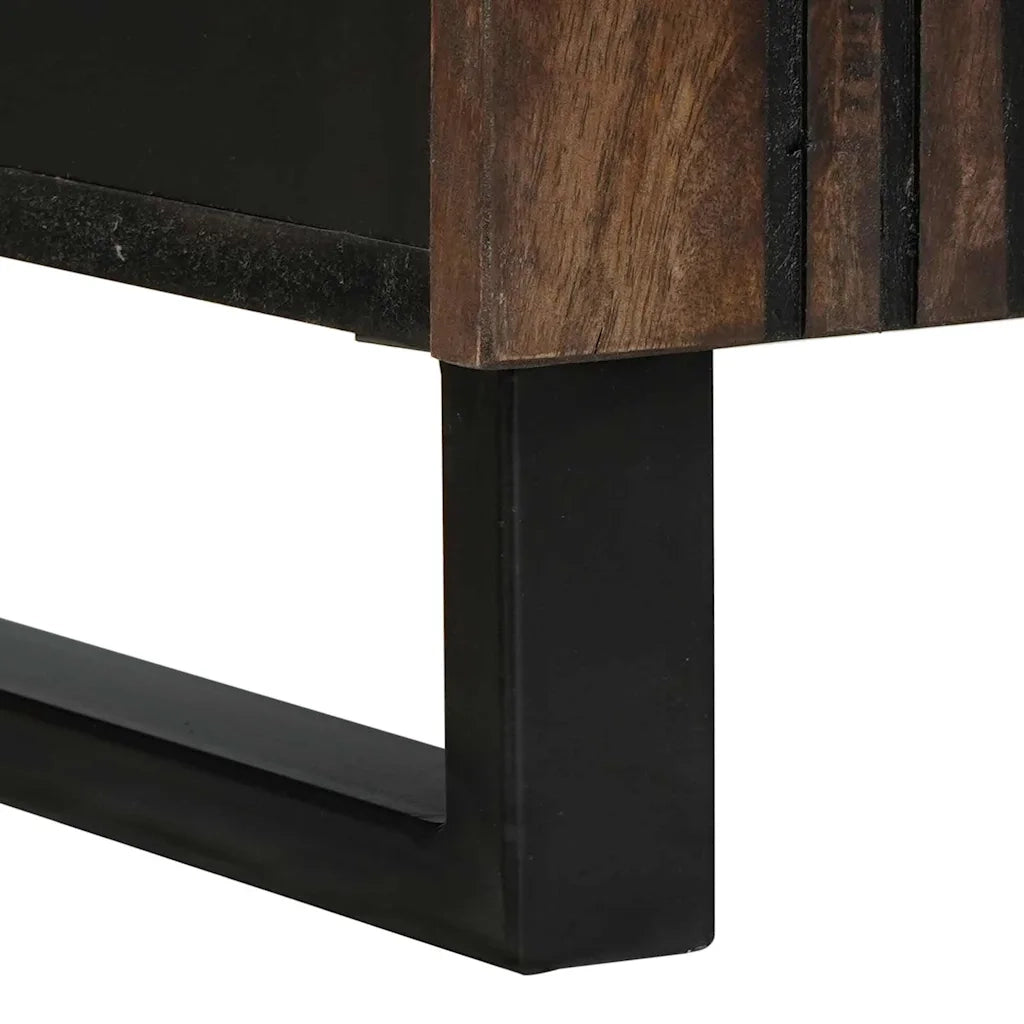 Credenza Noce 60 x 33,5 x 75 cm Legno di mango massello 4018010