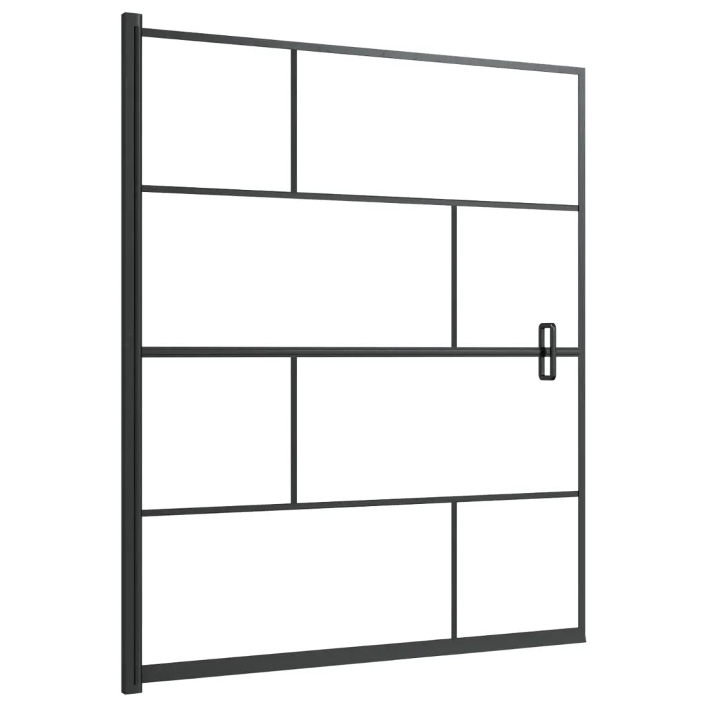 Pannello per Box Doccia in ESG 116x140 cm Nero CFW6155995