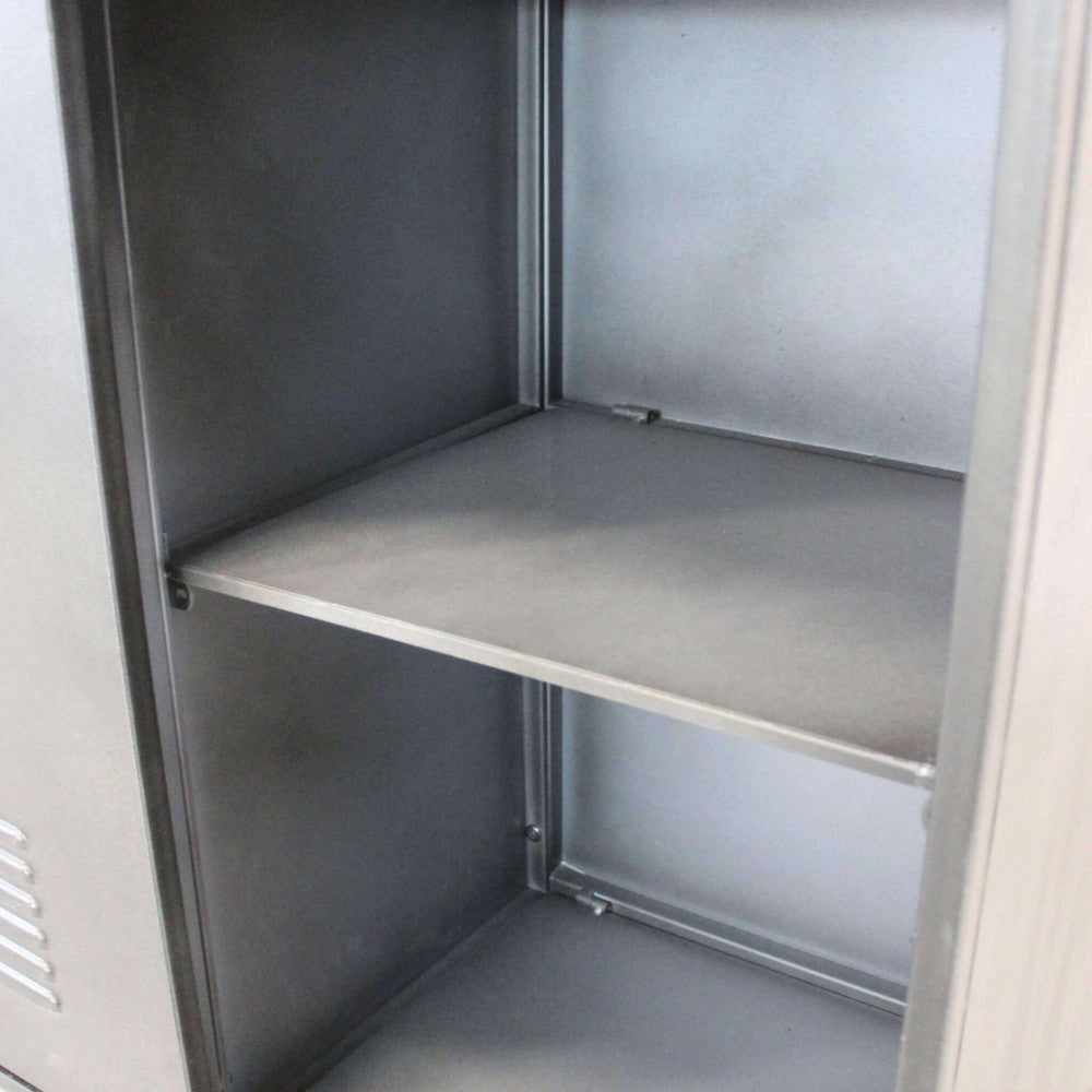 Mobile Gabriel 116x40x77 h cm in Acciaio Grigio
