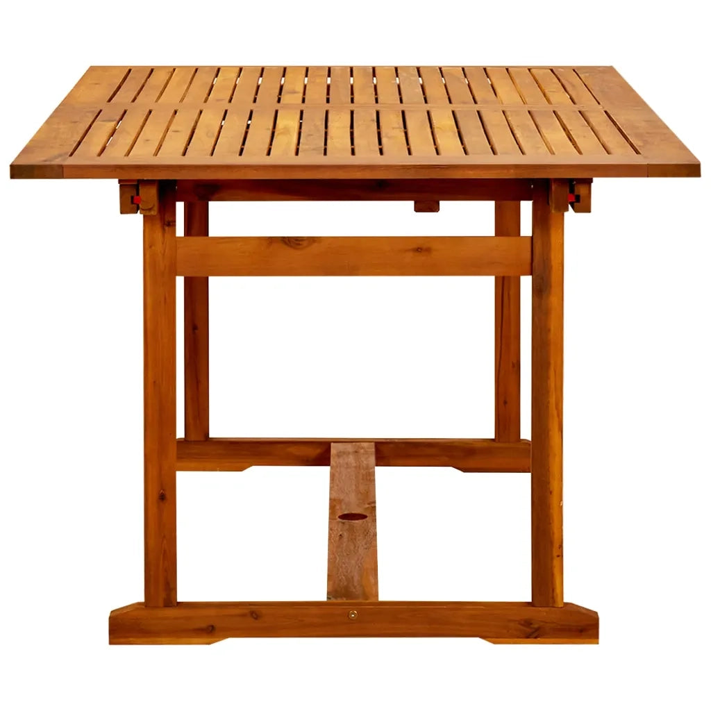 Tavolo da Pranzo per Esterni (150-200)x100x75cm Massello Acacia cod mxl 34354