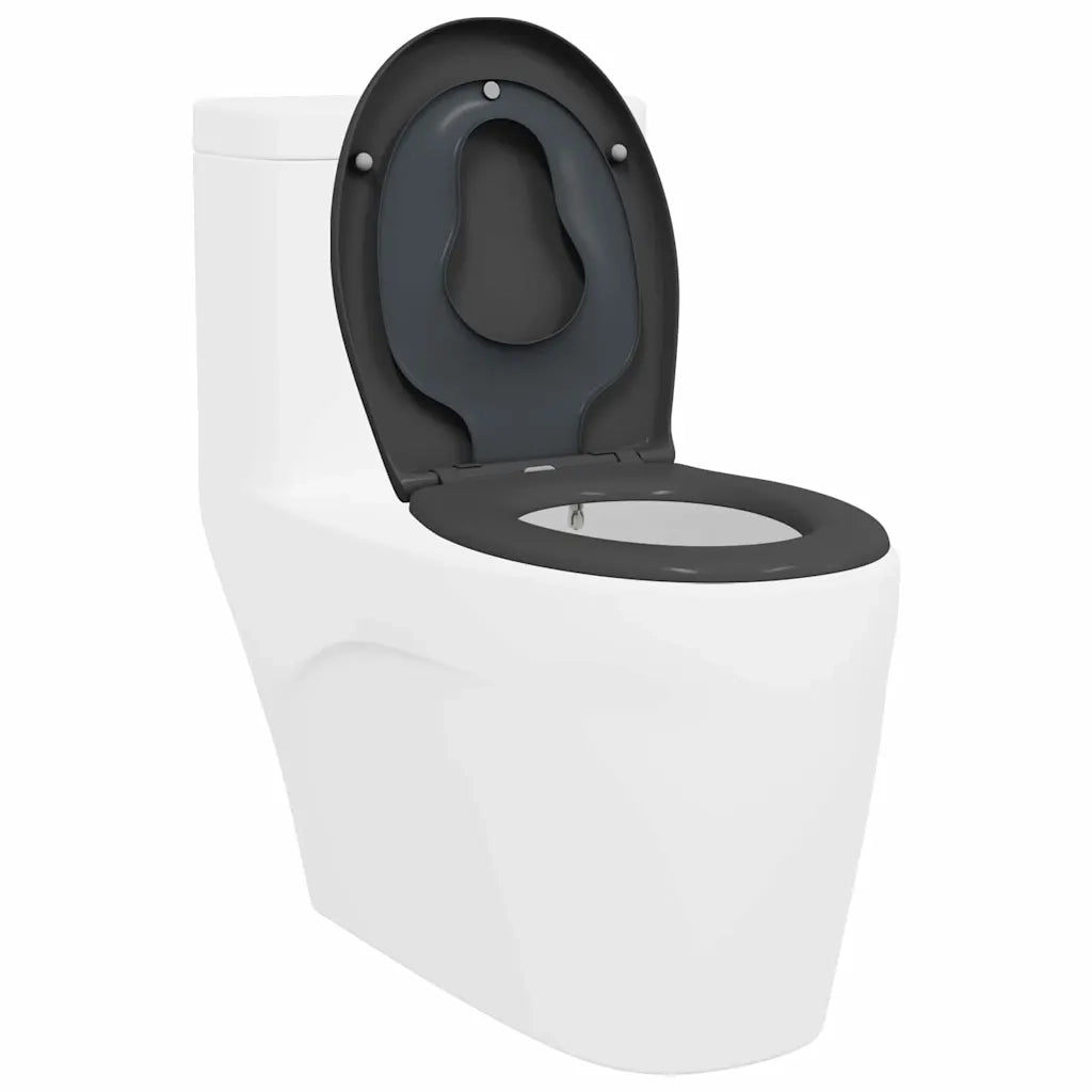 Sedile del WC Antracite 47 x 37 x 4 cm Duroplast 42002350