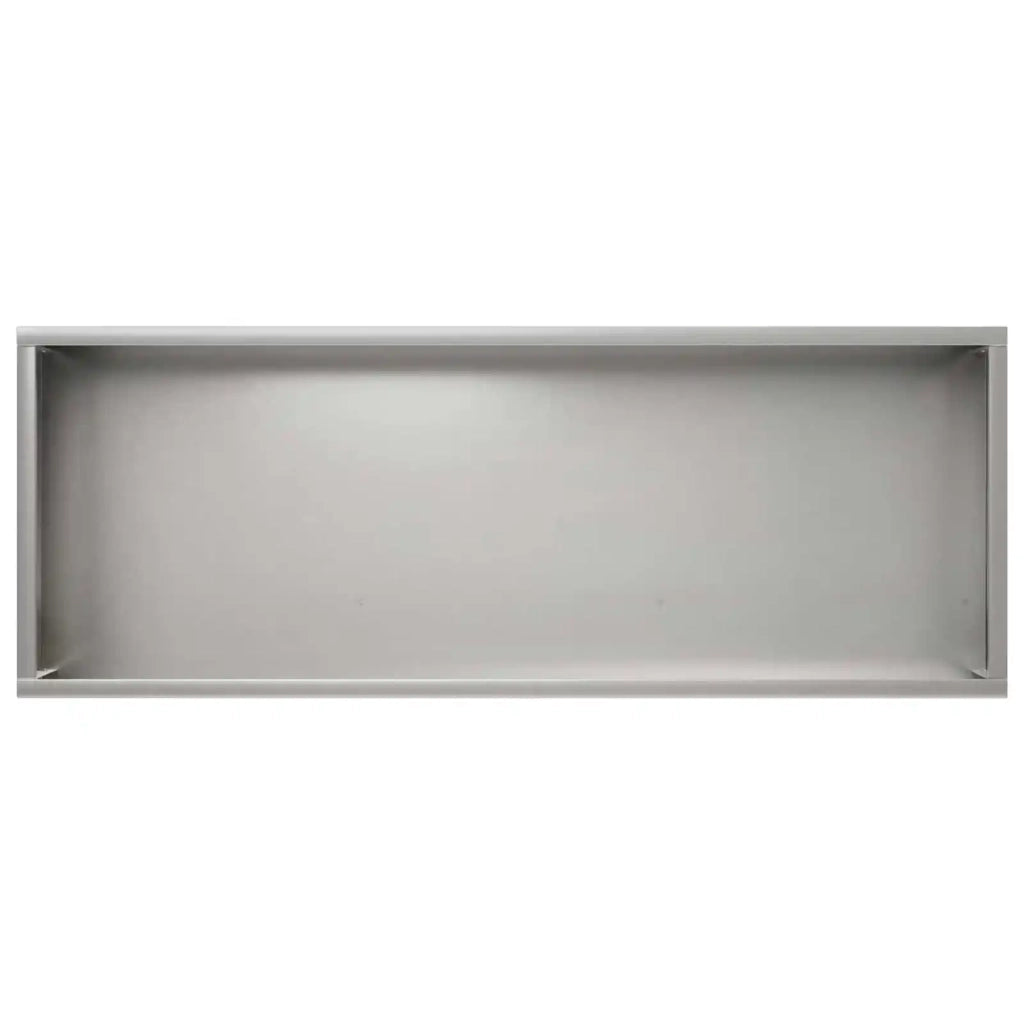 Vaso da giardino 2 pz Argento 80 x 20 x 49 cm Acciaio Inox 8005829