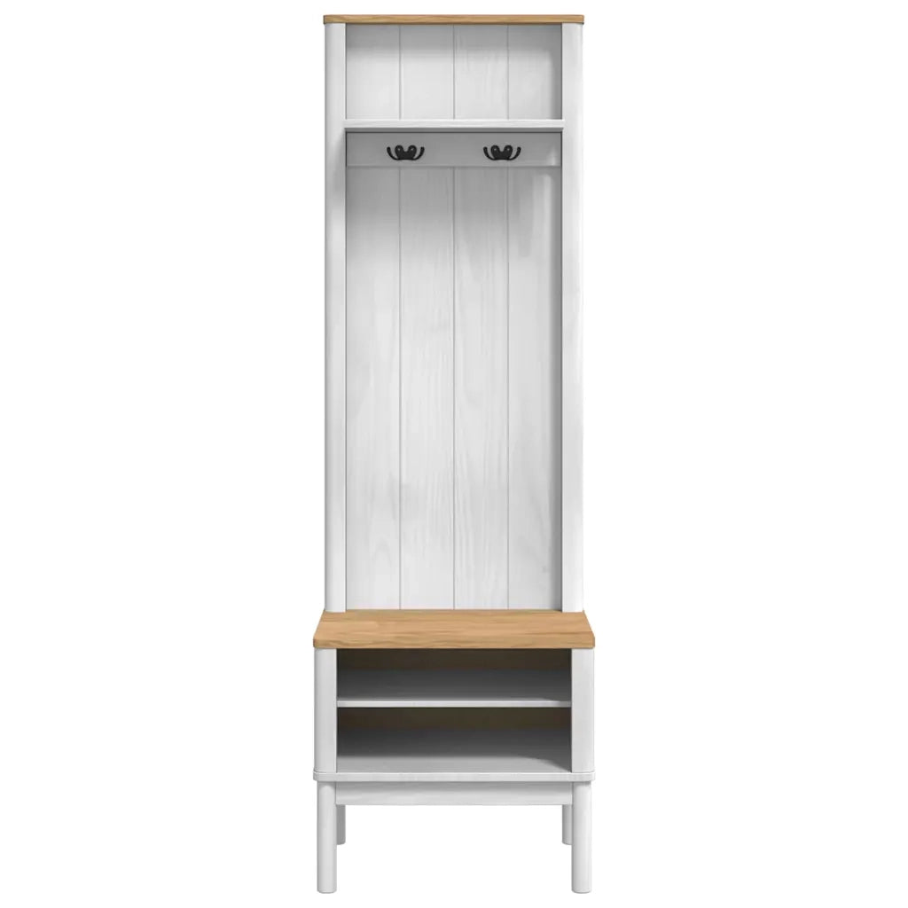 Armadio per corridoio FLORO Bianco 50 x 40 x 158 cm