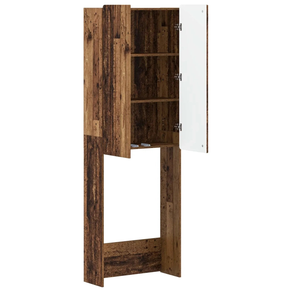Mobile Bagno ZWOLLE Legno antico 66 x 25,5 x 190 cm 896483