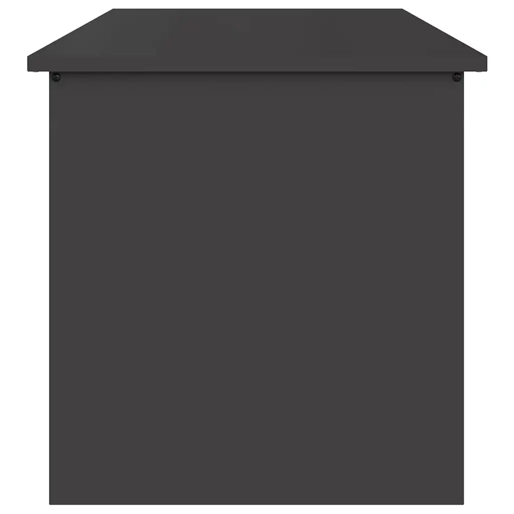 Scatola di Stoccaggio Esterno Nero 80 x 50,5 x 50 cm Acciaio CFW5394257