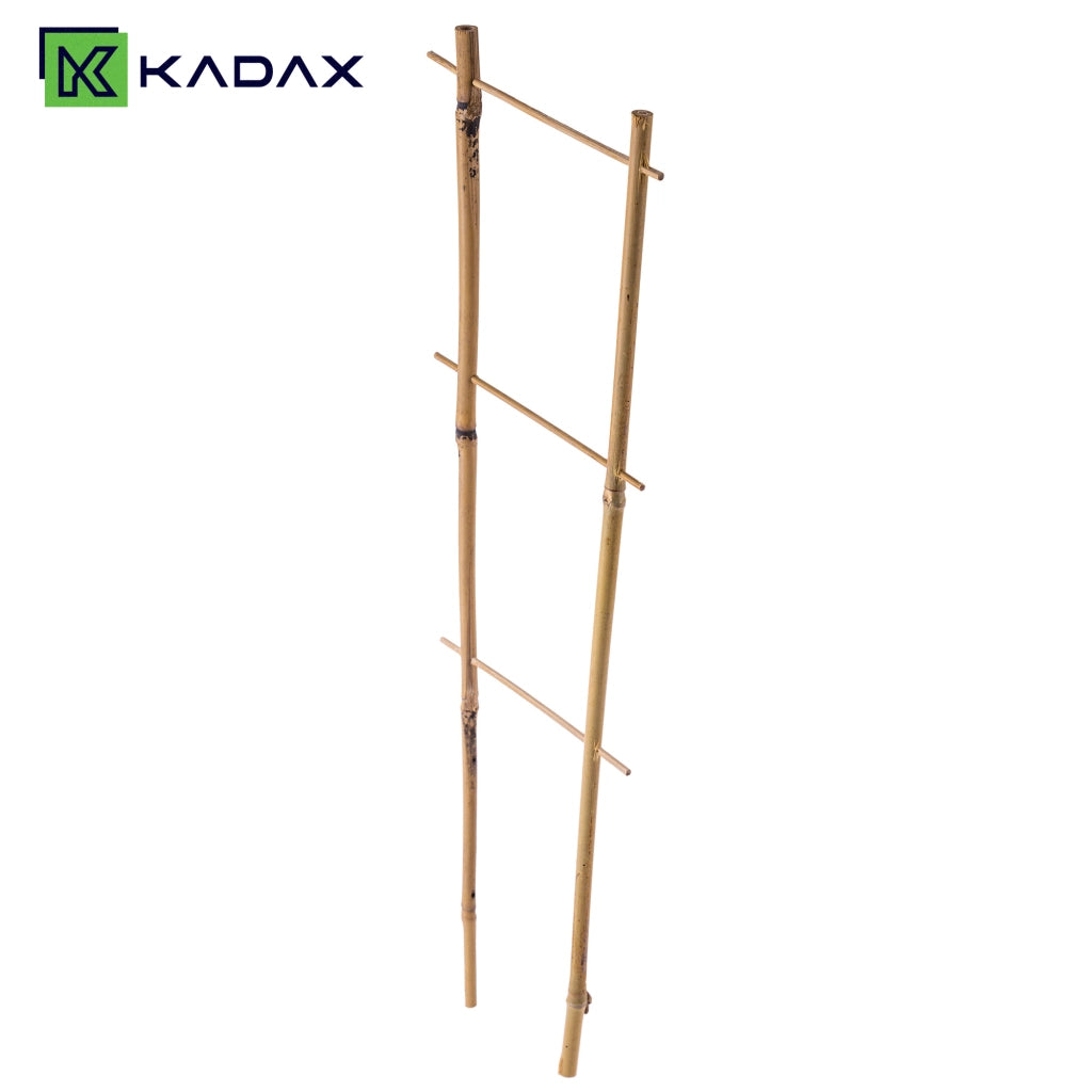 Scala di supporto per piante in bambù KADAX, 45 cm, per fiori, con doppio supporto