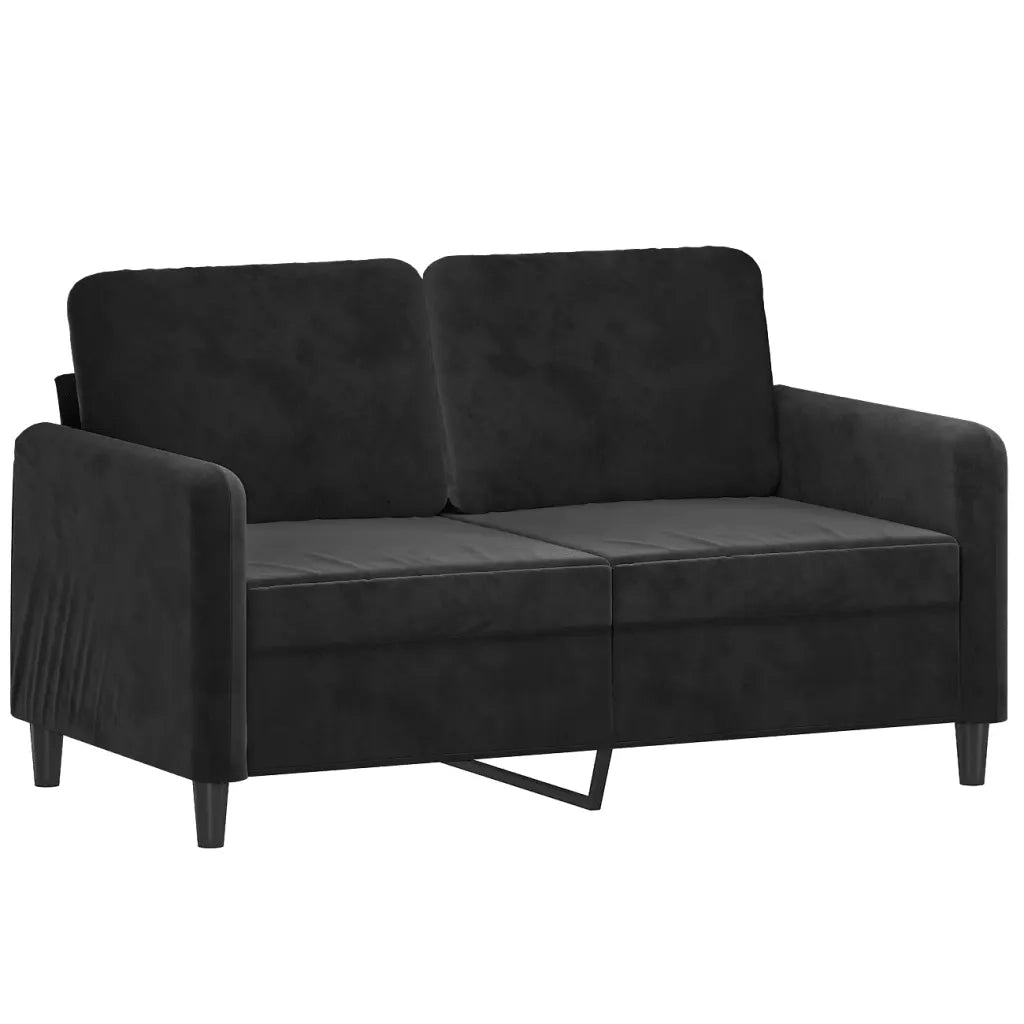 Set di Divani 3 pz Nero in Velluto 3201989