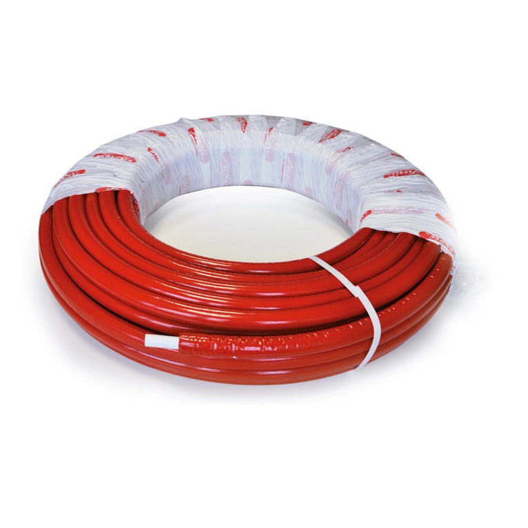 TUBO MULTISTRATO NICOLL SYSTEM COIBENTATO ROSSO- 16 x 2- NICOL- metri 50