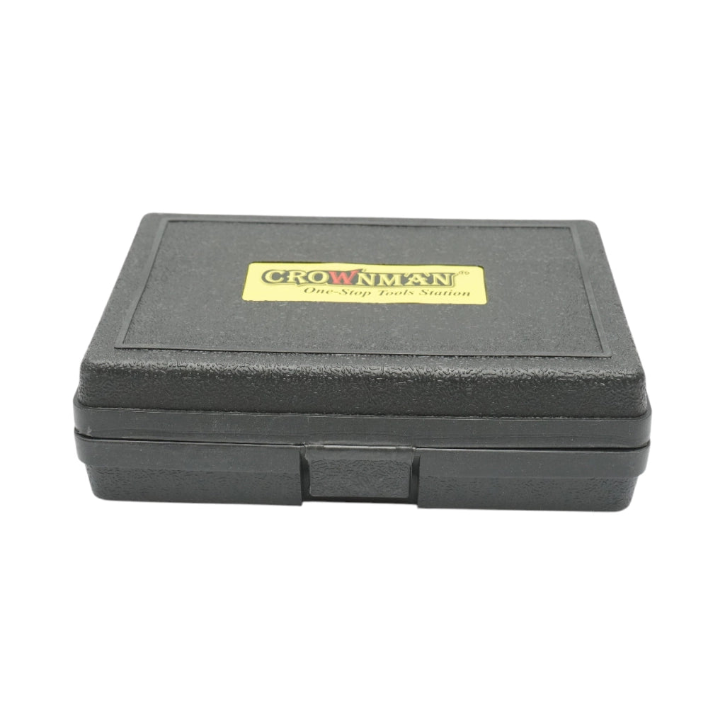 Set di punte circolari bimetalliche Crownman da 9 pezzi da 22-64 mm per legno, cartongesso, PVC