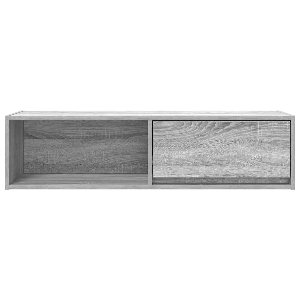Mobile TV-Credenza TV-Console TV Grigio Sonoma 100x31x25,5 cm in Legno Multistrato