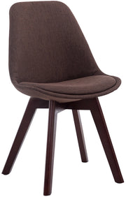 Sedia Borneo Tessuto V2 marrone,noce