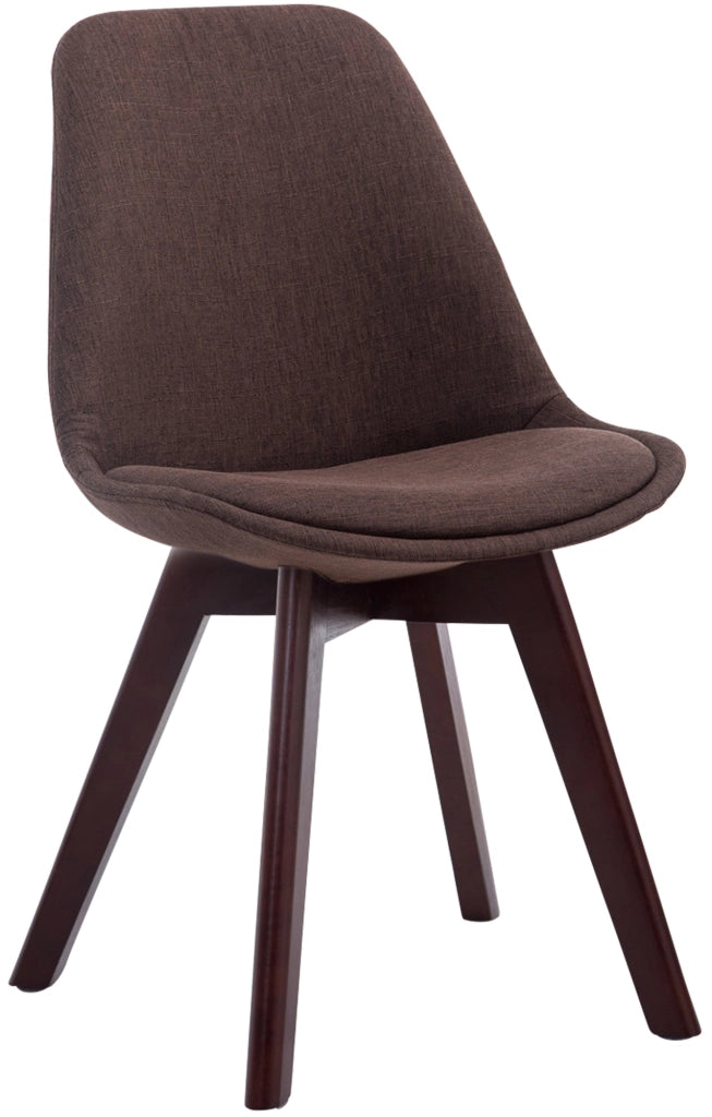 Sedia Borneo Tessuto V2 marrone,noce