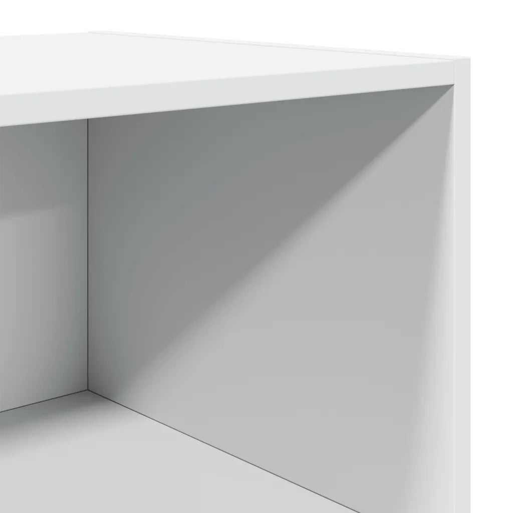 Credenza Bianca 50x41x185 cm in Legno Multistrato 3281680
