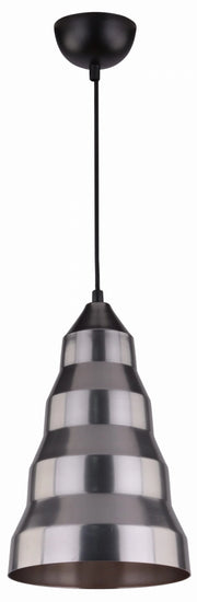 Lampada a sospensione Candellux Vesuvio nera Ø20 E27