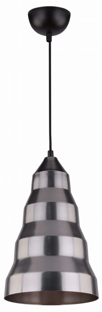 Lampada a sospensione Candellux Vesuvio nera Ø20 E27