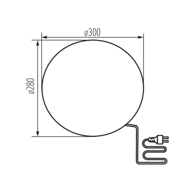 Lampada da esterno Kanlux STONO 30 cm pietra grigia IP65