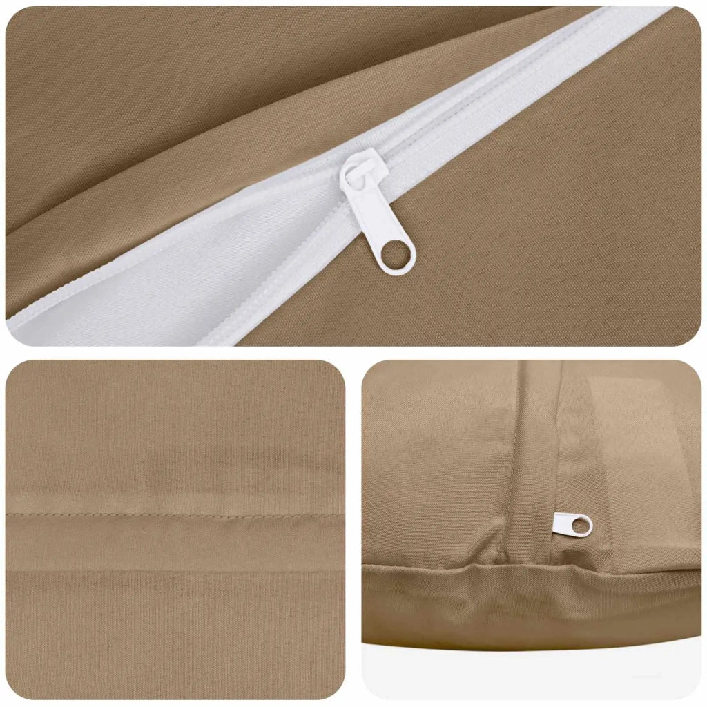 Federa 6 pz HEERLEN Tortora Ø 40 cm Poliestere 922368