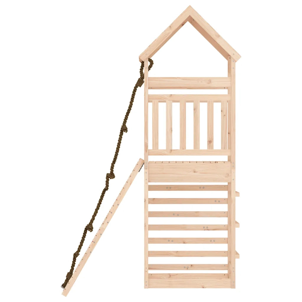 Casetta con Arrampicata in Legno Massello di Pino 3156919