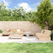 Set Salotto da Giardino 6 pz in Legno Massello di Pinocod mxl 70005
