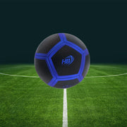 Trade Shop - Pallone Palla Da Calcio Blu E Nero Calcetto Misura 21 Cm Allenamento Gara 06564 -