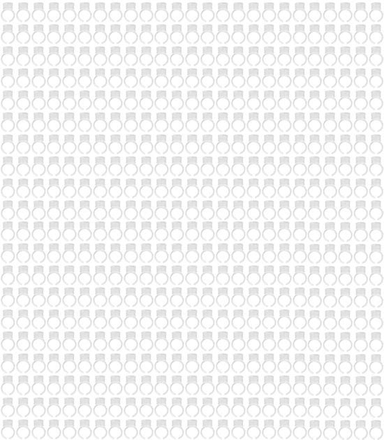 Tintappo per Tatuaggio - Contenitore per Pigmenti - Dimensione Media - Inchiostro per Tatuaggio - Adatto per Tatuaggio Wenkbraue - 100 pezzi