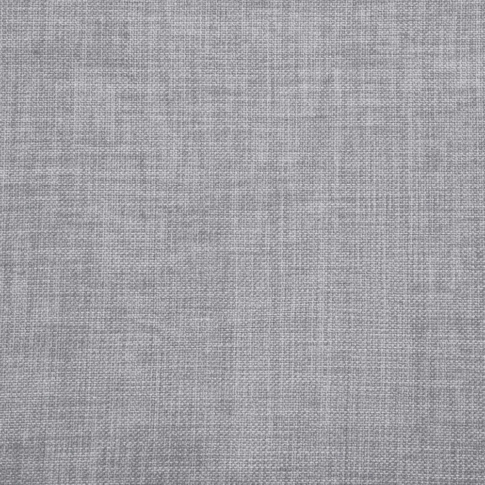 Letto 180 x 200 cm con rete a doghe in tessuto grigio contemporanea