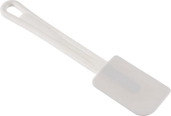 Spatola per pasta 255 cm silicone bianca con gancio di appoggio - utensili da cucina per dolci