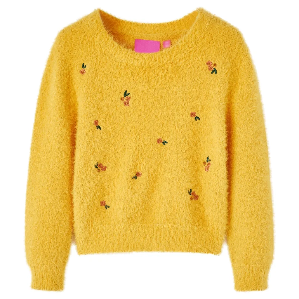 Maglione per Bambini Lavorato a Maglia Ocra 116cod mxl 108243