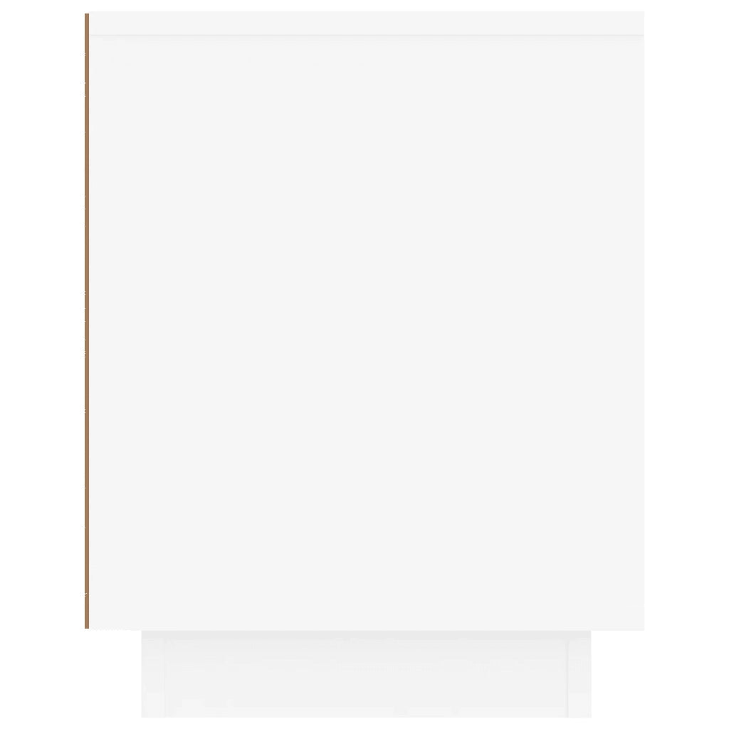 Mobile Porta TV Bianco 80x35x45 cm in Legno Multistrato 819852