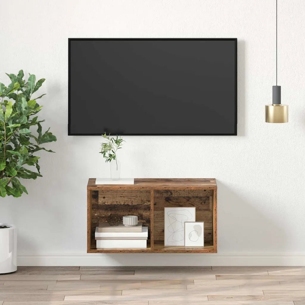Set mobile TV Legno vecchio 37 x 37 x 72 cm Legno multistrato 875078
