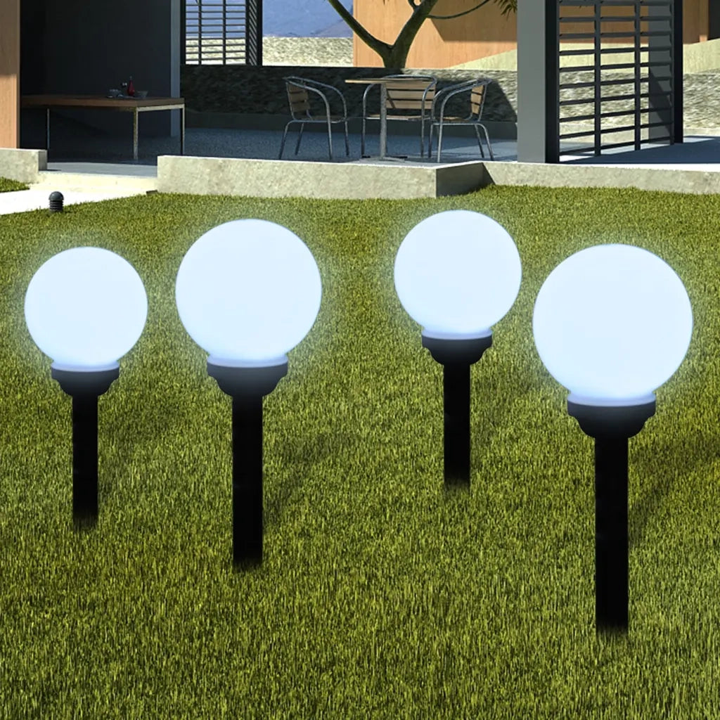 Lampade da Sentiero 8 pz LED 15 cm con Picchetto CFW2074657