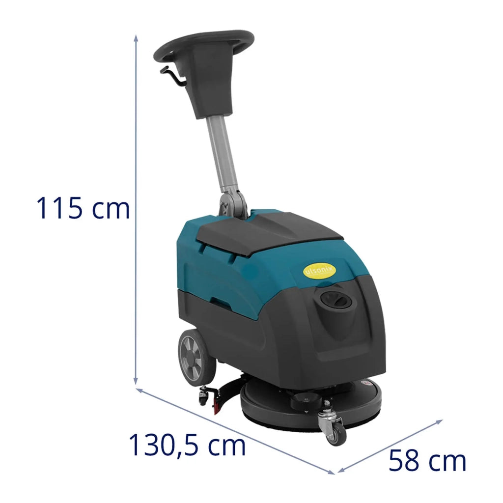 Lavasciuga pavimenti/lavapavimenti professionale senza fili larghezza 40 cm 2200 m²/h guida manuale acciaio 14_0008249