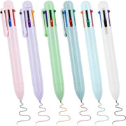 Penne a sfera cancellabili 6-pack - ideale per ufficio, scuola, studenti e bambini - idea regalo.