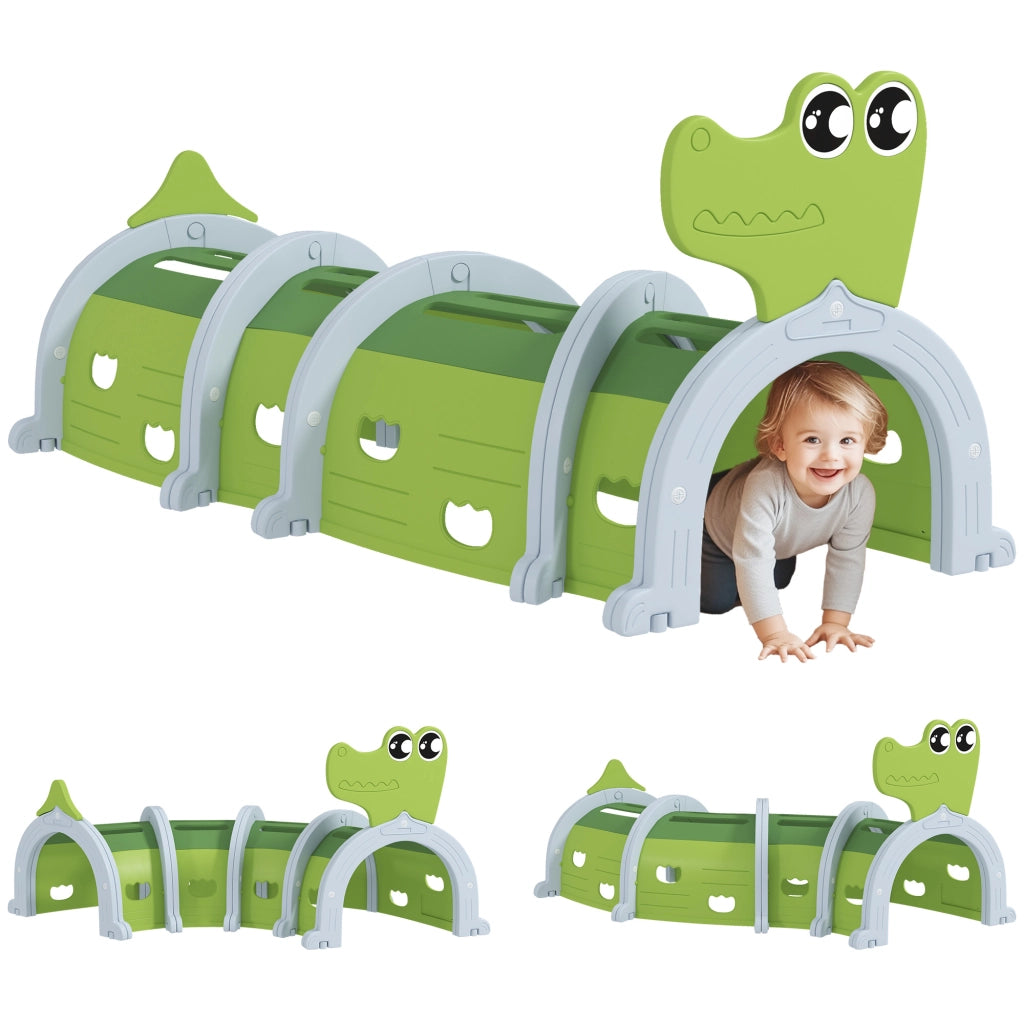 Casetta Gioco per Bambini 3-6 Anni ¨C zephmum ¨C Verde, Plastica