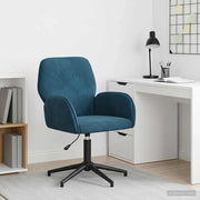 Sedia da scrivania girevole 54 x 55 x 90 cm Blu Velluto (V) 42034351