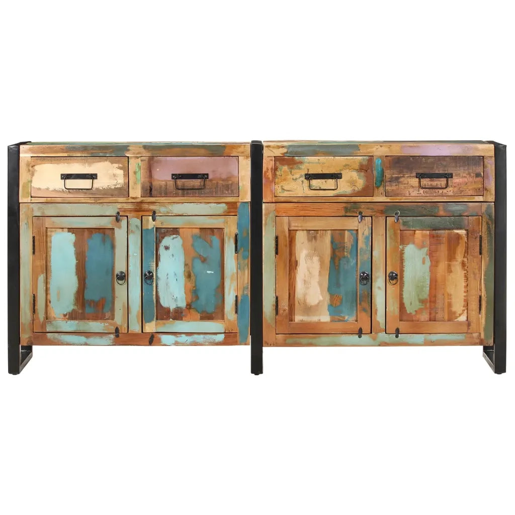 Credenza 172x35x80 cm in Legno Massello di Recupero cod mxl 70699