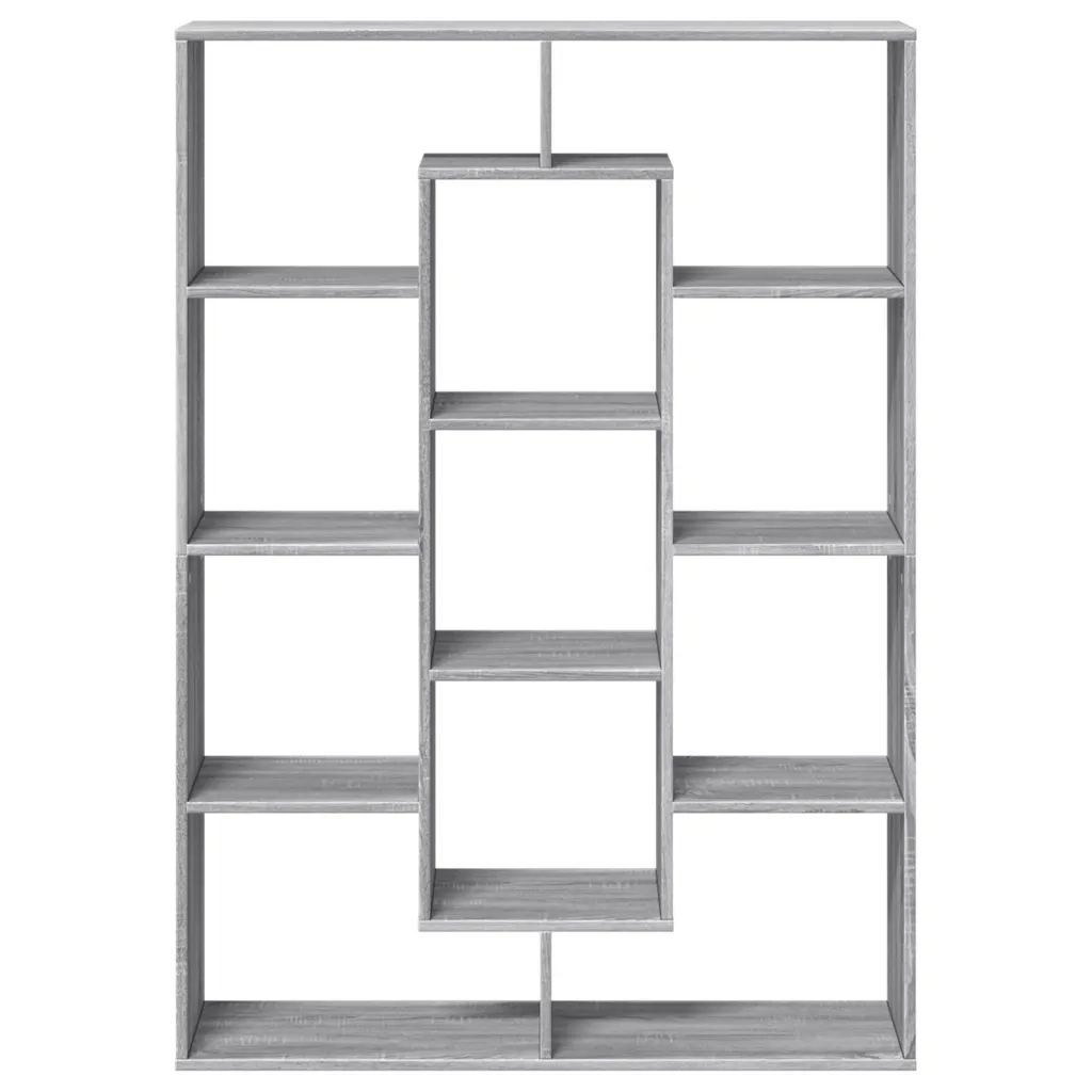 Libreria Grigio Sonoma 102x29x143 cm in Legno Multistrato 3310303