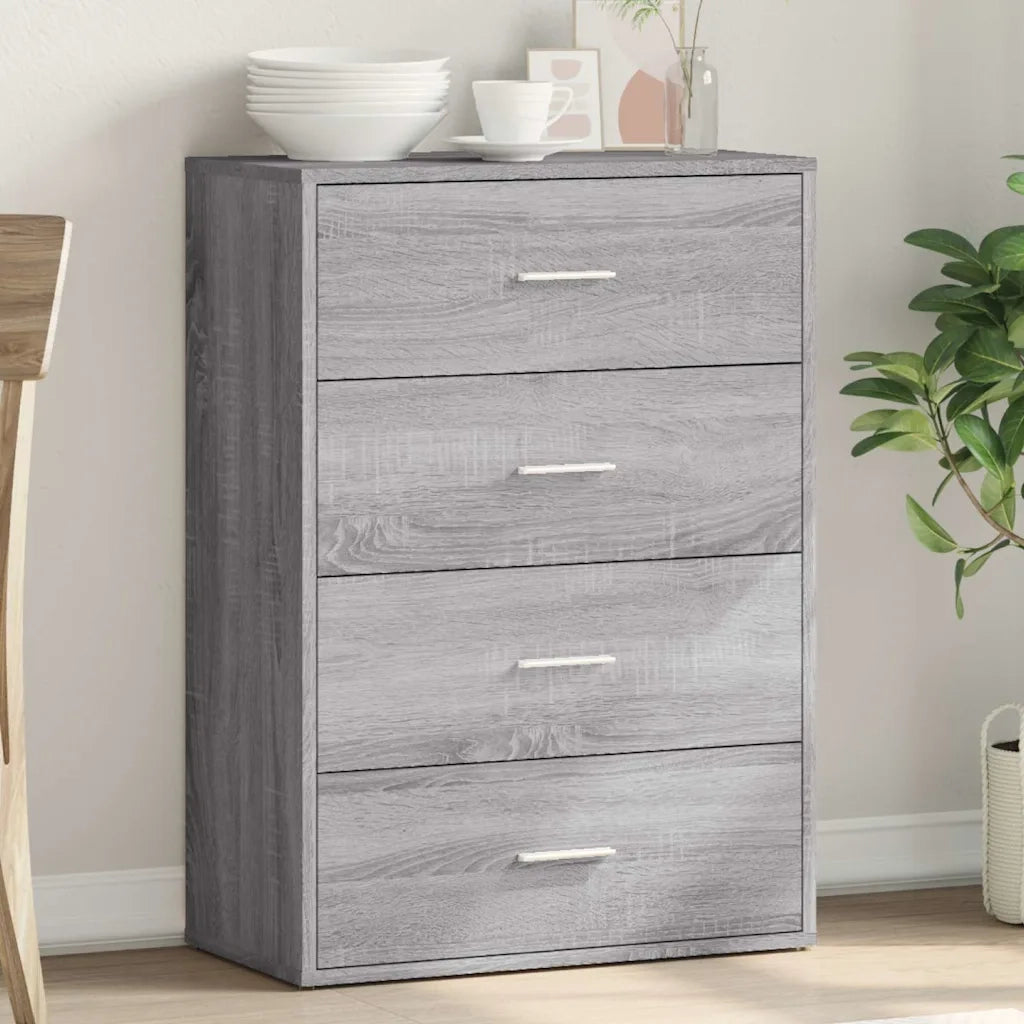 Credenza-Buffet-Armadio da cucina Grigio Sonoma 60x31x84 cm in Legno Multistrato 571720