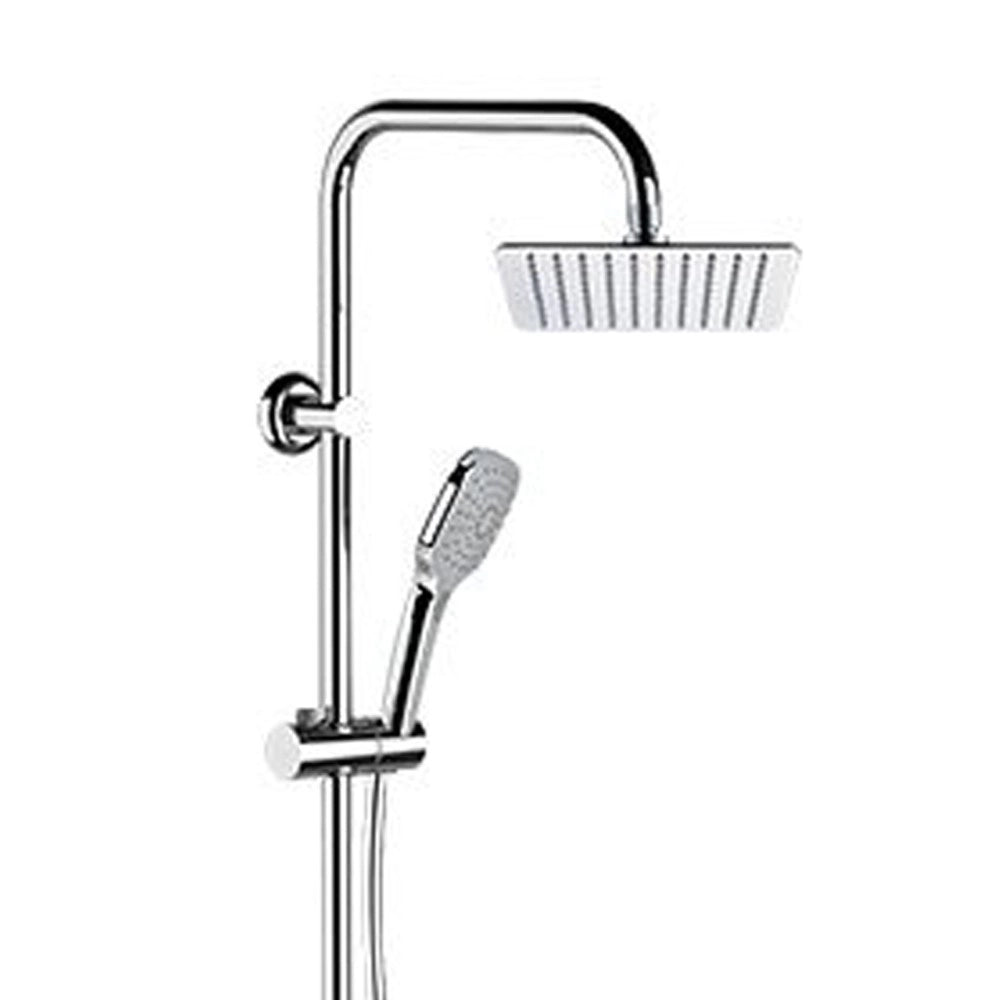 Colonna doccia moderna con soffione quadrato ultra piatto