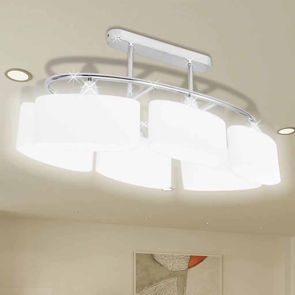 Lampade da Soffitto Ellissoidali 2 pz Paralume in Vetro E14 CFW1623846